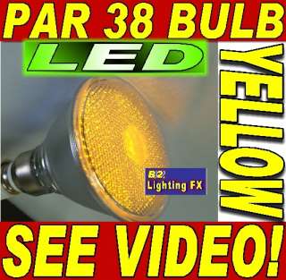 YELLOW PAR 38 LAMP 165 LED BULB dj light stage lighting  