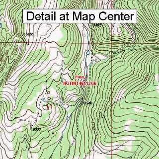  USGS Topographic Quadrangle Map   Finn, Montana (Folded 