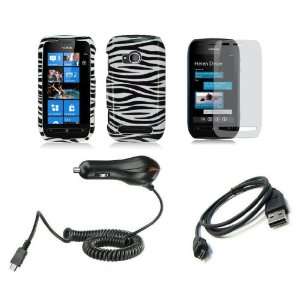   ATOM LED Keychain Light + Screen Protector + Micro USB Cable + Car