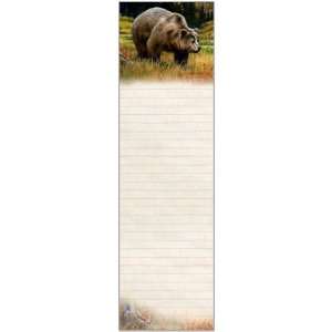  Legacy Magnetic List Pad Grizzly Bear Hautman Brothers 