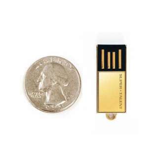 Super Talent Pico C 4GB 4G Gold USB 2.0 Flash Drive  