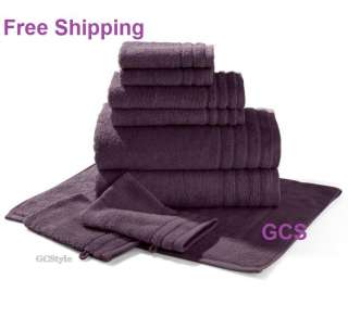   TRUE PERFECTION LUXURY TOWEL COLLECTION COTTON BAMBOO + COLORS  