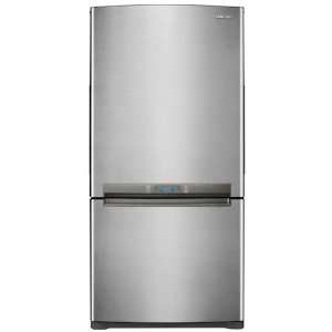  19.7 Cu. Ft. Capacity Bottom Freezer Refrigerator External 