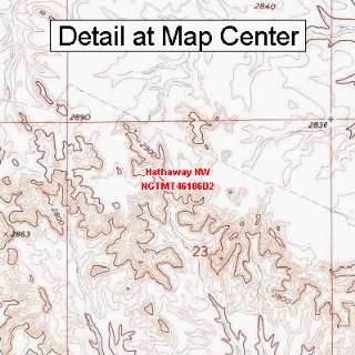   Topographic Quadrangle Map   Hathaway NW, Montana (Folded/Waterproof