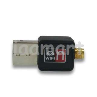 USB 2.0 Mini Wifi Adapter Wireless N LAN Network Card 802.11n 