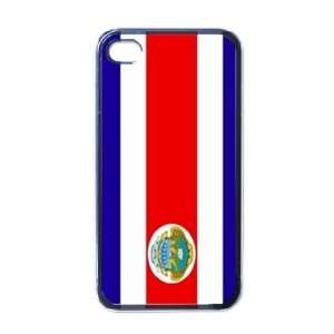  Costa Rica Flag Black Iphone 4   Iphone 4s Case Office 