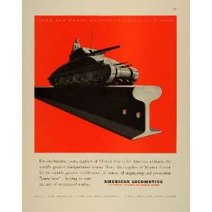   Wartime WWII War Production ALCO   Original Print Ad
