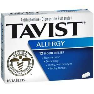 Tavist Tavist Allergy, 12 Hour Relief, Tablets 16 tablets