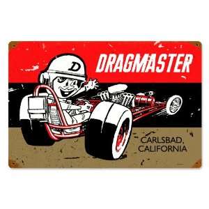  Drag Master Automotive Vintage Metal Sign