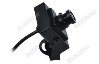 Mini Pinhole Hidden Audio Video CCTV Color CMOS Camera  