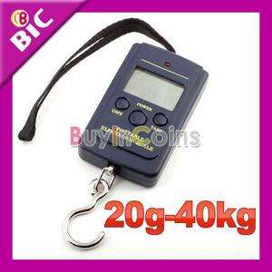 20g 40Kg Digital Hanging Fishing Luggage Weight Scale  