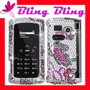 BLING Case Cover Boost Mobile SANYO Incognito Buterfly  