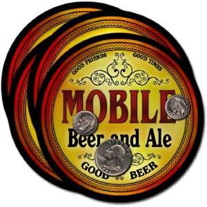  Mobile , AL Beer & Ale Coasters   4pk 