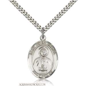  St. Peter Chanel Large Sterling Silver Medal Jewelry