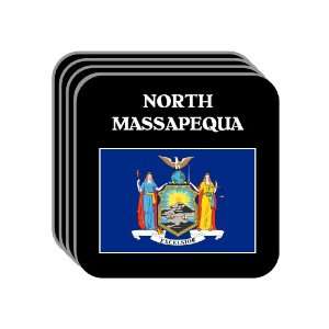 US State Flag   NORTH MASSAPEQUA, New York (NY) Set of 4 Mini Mousepad 