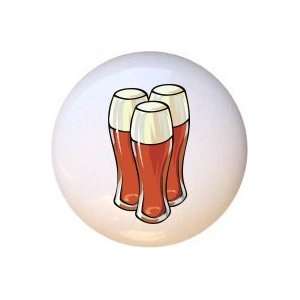 Beer Glasses Bar Tavern Drawer Pull Knob