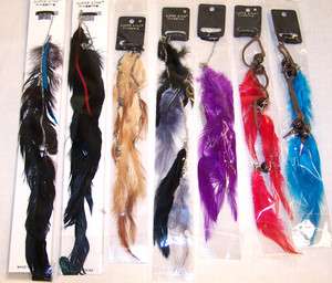FEATHER clip in HAIR EXTENSIONS new fashion feathers highlights 