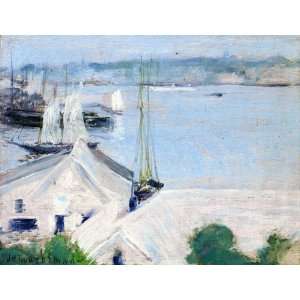   John Henry Twachtman   24 x 18 inches   Boats At An