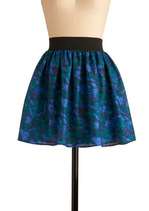BB Dakota Floral Twirl Skirt  Mod Retro Vintage Skirts  ModCloth