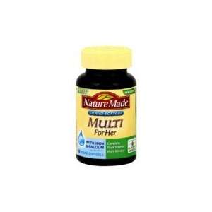  Nature Made Multi For Her Multivitamin & Mineral with Iron 