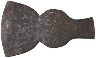 Colonial Hand Forged Iron Axe Head / Hammer Back  