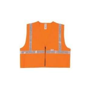  Jackson Safety Vest Orange Mesh W/Silver L 3009834 
