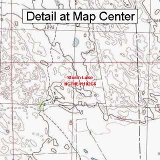  USGS Topographic Quadrangle Map   Storm Lake, Nebraska 