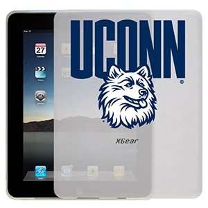  UCONN Mascot on iPad 1st Generation Xgear ThinShield Case 