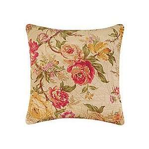  Vienna Rose Quilted Throw Pillow