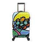 Romero Britto Landscape/Flowers New Luggage Bag Suitcase 22 CarryOn 