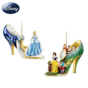  The Disney Once Upon A Slipper Shoe Ornament Collection 