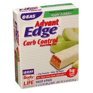  EAS AdvantEdge Carb Control Bar, Apple Cobbler   4 Bars 