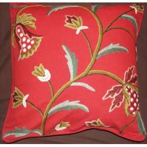   Pillow Heidelburg Exotic Red Cotton Duck (20X20)