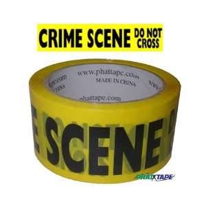   Tape Crime Scene Black and Yellow 2x55 Yard Roll of Athletic Tape