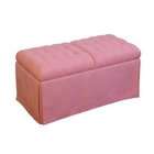 Giftmark Pink and white finish wood childrens arc backed bench