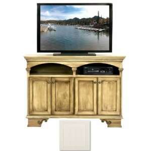   American Premiere 58 Entertainment Console with 4 Doors  Bright White