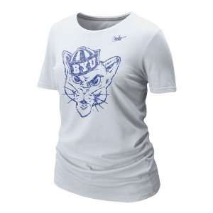    BYU Cougars NCAA Nike Womens Vault T Shirt