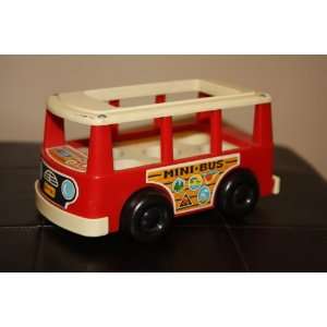  Original Fisher Price Toy Mini Bus 