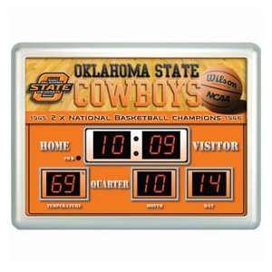   Oklahoma State Cowboys OSU NCAA 14 X 19 Scoreboard Clock Sports