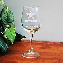 Boelter Dallas Cowboys Customized 12 oz Wine Glass   