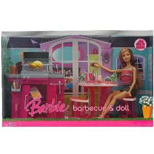  Barbie Barbecue and Doll Play Set Toy Toys & Games