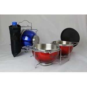  Nifty Pets on the go Steel Collapsible Travel Dog Bowl 