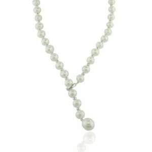   Fresh Water Cultured Pearl Lariat Necklace   21.5 Katarina Jewelry