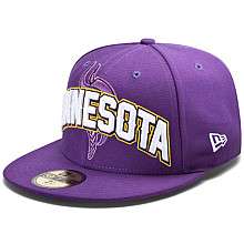 Mens New Era Minnesota Vikings Draft 59FIFTY® Structured Fitted Hat 