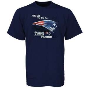    New England Patriots Navy Blue Game Film T shirt