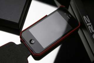 SGP iPhone 4 4S Leather Case Gariz Edition Series Red  