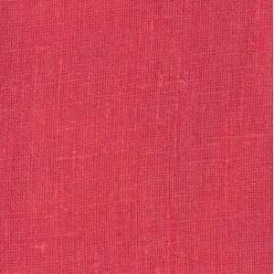  58 Wide European Linen Poppy Red Fabric By The Yard 