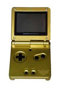 Nintendo Game Boy Advance SP Legend of Zelda Gold Handheld 