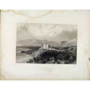   Dunrobin Castle Sutherlandshire Antique Print Scotland