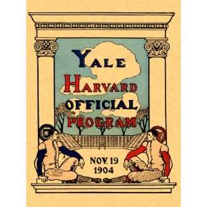   Cover Art   YALE (H) VS HARVARD 1904 
